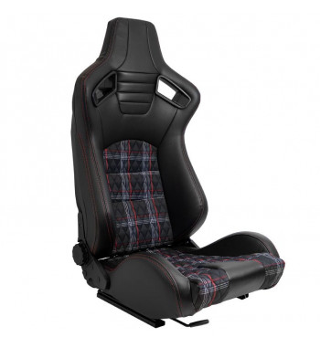 Adjustable seat Black Red...