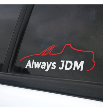 Autocollant Always JDM logo